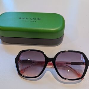 Kate Spade Black and Pink Sunglasses